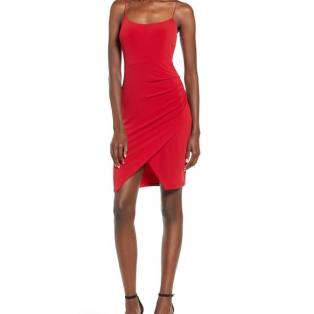 💋Leith Spaghetti Strap Ruched Dress